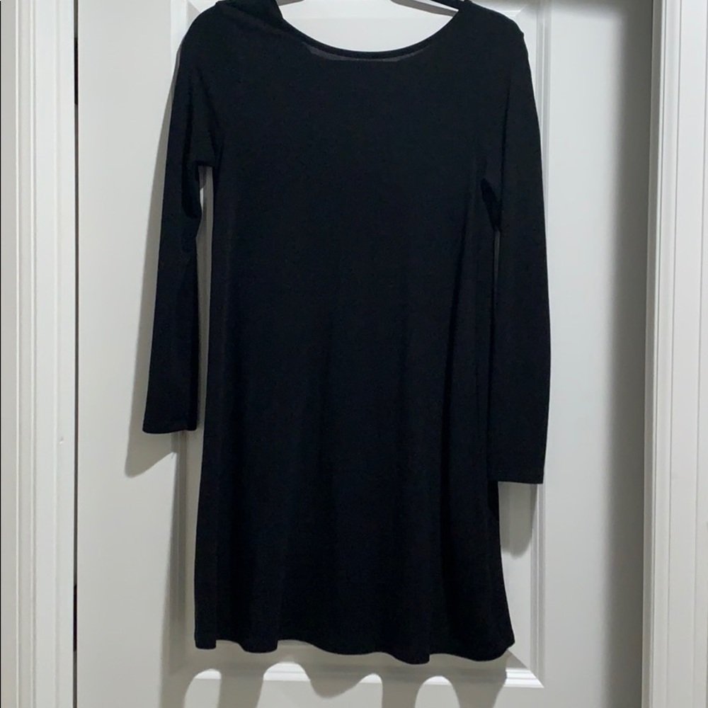Black sweater dress